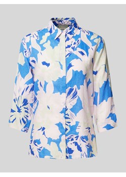 Bluzka z lnu model ‘VICKI’ ze sklepu Peek&Cloppenburg  w kategorii Koszule damskie - zdjęcie 171020769