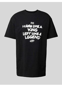 T-shirt o kroju oversized z nadrukiem z napisem model ‘Like a Legend’ ze sklepu Peek&Cloppenburg  w kategorii T-shirty męskie - zdjęcie 171020835