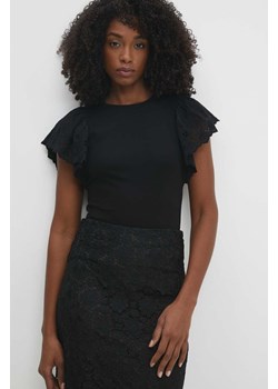 Answear Lab bluzka damska kolor czarny gładka ze sklepu ANSWEAR.com w kategorii Bluzki damskie - zdjęcie 171023946