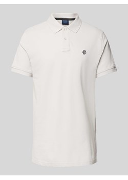 Koszulka polo z wyhaftowanym logo ze sklepu Peek&Cloppenburg  w kategorii T-shirty męskie - zdjęcie 171024508