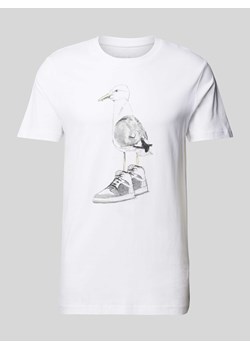 T-shirt z nadrukiem z motywem model ‘Seagull Sneaker’ ze sklepu Peek&Cloppenburg  w kategorii T-shirty męskie - zdjęcie 171024668