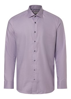 Eterna Slim Fit Koszula męska - non-iron Mężczyźni Slim Fit Bawełna bzowy wzorzysty ze sklepu vangraaf w kategorii Koszule męskie - zdjęcie 171026088