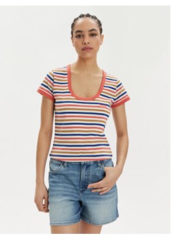 Wrangler T-Shirt Ringer 112350310 Kolorowy Slim Fit ze sklepu MODIVO w kategorii Bluzki damskie - zdjęcie 171027105