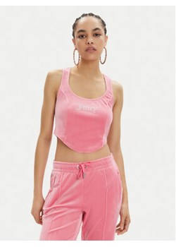 Juicy Couture Top Camina JCWCT23305 Różowy Slim Fit ze sklepu MODIVO w kategorii Bluzki damskie - zdjęcie 171027388