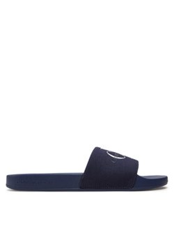 Calvin Klein Jeans Klapki Slide Monogram Co YM0YM00061 Granatowy ze sklepu MODIVO w kategorii Klapki męskie - zdjęcie 171027429