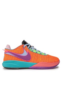 Buty Nike Lebron Xx DJ5423 800 Total Orange/Vivid Purple ze sklepu eobuwie.pl w kategorii Buty sportowe męskie - zdjęcie 171028116