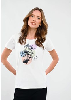 T-shirt z nadrukiem T-KIRI ze sklepu Volcano.pl w kategorii Bluzki damskie - zdjęcie 171029598
