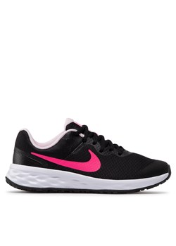 Buty do biegania Nike Revolution 6 Nn (GS) DD1096 007 Czarny ze sklepu eobuwie.pl w kategorii Buty sportowe dziecięce - zdjęcie 171031615