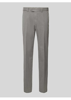 Spodnie o kroju slim fit w kant model ‘Teaker’ ze sklepu Peek&Cloppenburg  w kategorii Spodnie męskie - zdjęcie 171032165