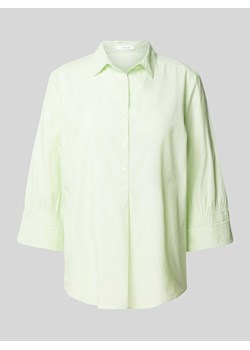 Bluzka z krótką listwą guzikową model ‘Forta’ w kolorze koralowym ze sklepu Peek&Cloppenburg  w kategorii Koszule damskie - zdjęcie 171032286