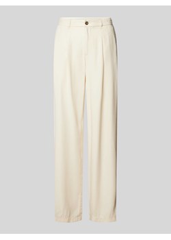 Spodnie materiałowe z zakładkami w pasie model ‘ARIS LIFE’ ze sklepu Peek&Cloppenburg  w kategorii Spodnie damskie - zdjęcie 171032348