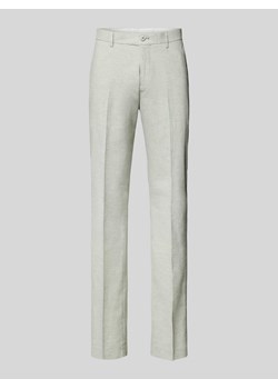 Spodnie do garnituru z mieszanki lnu model ‘Pure’ ze sklepu Peek&Cloppenburg  w kategorii Spodnie męskie - zdjęcie 171032356