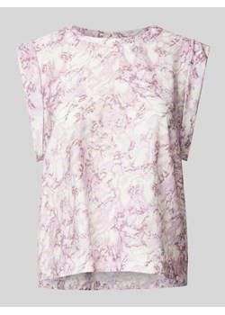Top bluzkowy z okrągłym dekoltem model ‘leaska’ ze sklepu Peek&Cloppenburg  w kategorii Bluzki damskie - zdjęcie 171032428