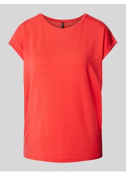 T-shirt z mieszanki lyocellu i elastanu model ‘AVA’ ze sklepu Peek&Cloppenburg  w kategorii Bluzki damskie - zdjęcie 171032439