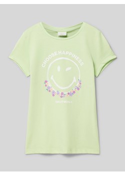 T-shirt z nadrukowanym motywem ze sklepu Peek&Cloppenburg  w kategorii Bluzki dziewczęce - zdjęcie 171032525