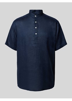 Koszula casualowa o kroju tailored fit z lnu model ‘HOBART’ ze sklepu Peek&Cloppenburg  w kategorii Koszule męskie - zdjęcie 171032685