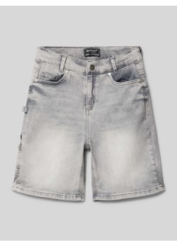 Szorty jeansowe o kroju relaxed fit z 5 kieszeniami ze sklepu Peek&Cloppenburg  w kategorii Spodenki chłopięce - zdjęcie 171032809
