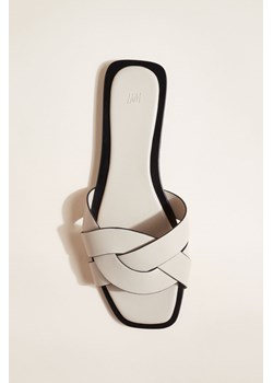 H & M - Plecione klapki - Brązowy ze sklepu H&M w kategorii Klapki damskie - zdjęcie 171032928
