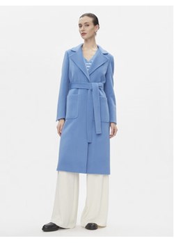 MAX&Co. Płaszcz wełniany Runaway1 Niebieski Regular Fit ze sklepu MODIVO w kategorii Płaszcze damskie - zdjęcie 171037766