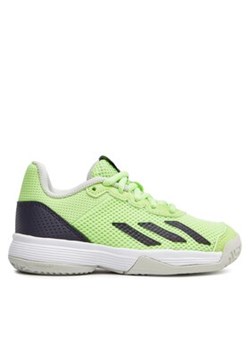 adidas Buty Courtflash Tennis IF0455 Zielony ze sklepu MODIVO w kategorii Buty sportowe dziecięce - zdjęcie 171038488