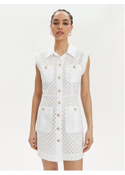 Marella Sukienka koszulowa Nazione 2413221144 Biały Regular Fit ze sklepu MODIVO w kategorii Sukienki - zdjęcie 171038746