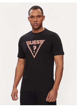 Guess T-Shirt Queencie Z4GI09 J1314 Czarny Slim Fit ze sklepu MODIVO w kategorii T-shirty męskie - zdjęcie 171039097