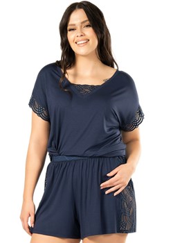 Dwuczęściowa piżama damska Debora, Kolor granatowy, Rozmiar S, Mefemi ze sklepu Primodo w kategorii Piżamy damskie - zdjęcie 171039938