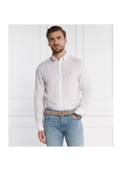 Tommy Hilfiger Lniana koszula PIGMENT DYED | Regular Fit ze sklepu Gomez Fashion Store w kategorii Koszule męskie - zdjęcie 171040136