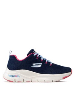 Skechers Sneakersy Comfy Wave 149414/NVHP Granatowy ze sklepu MODIVO w kategorii Buty sportowe damskie - zdjęcie 171041306