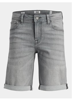 Jack&Jones Junior Szorty jeansowe Rick 12249173 Szary Regular Fit ze sklepu MODIVO w kategorii Spodenki chłopięce - zdjęcie 171041559
