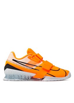 Nike Buty Romaleos 4 CD3463 801 Pomarańczowy ze sklepu MODIVO w kategorii Buty sportowe męskie - zdjęcie 171041579