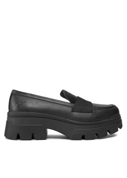 Calvin Klein Jeans Loafersy Chunky Combat Loafer Wn YW0YW01120 Czarny ze sklepu MODIVO w kategorii Półbuty damskie - zdjęcie 171041609