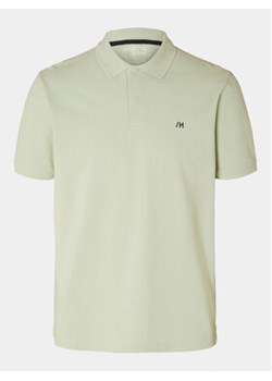 Selected Homme Polo 16087839 Zielony Regular Fit ze sklepu MODIVO w kategorii T-shirty męskie - zdjęcie 171041806