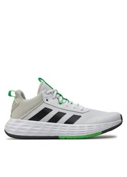 adidas Sneakersy Ownthegame IG6249 Biały ze sklepu MODIVO w kategorii Buty sportowe męskie - zdjęcie 171042088