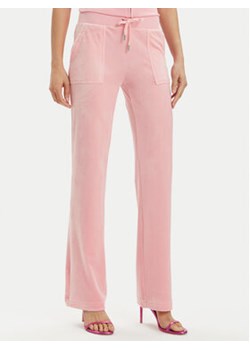 Juicy Couture Spodnie dresowe Del Ray JCAP180 Różowy Regular Fit ze sklepu MODIVO w kategorii Spodnie damskie - zdjęcie 171042139