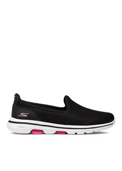 Półbuty Skechers Go Walk 5 15901/BKHP Black/Hot Pink ze sklepu eobuwie.pl w kategorii Półbuty damskie - zdjęcie 171044486