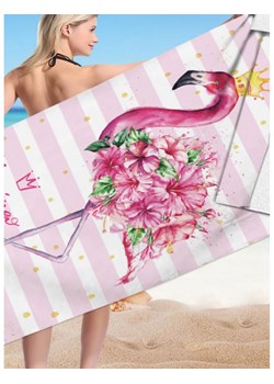 Stylowy plażowy ręcznik w flaminga - wzór 2 ze sklepu magmac.pl w kategorii Ręczniki - zdjęcie 171045868