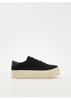 Reserved - Sneakersy na platformie - czarny ze sklepu Reserved w kategorii Trampki damskie - zdjęcie 171045998