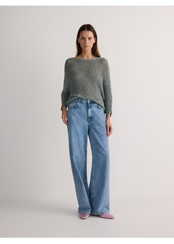 Reserved - Sweter o luźnym splocie - jasnozielony ze sklepu Reserved w kategorii Bluzki damskie - zdjęcie 171046096