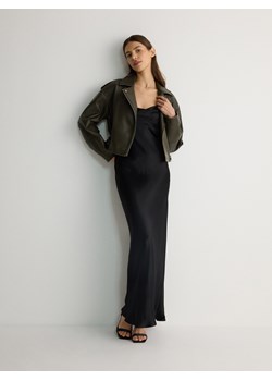 Reserved - Sukienka maxi z wiskozy - czarny ze sklepu Reserved w kategorii Sukienki - zdjęcie 171046326