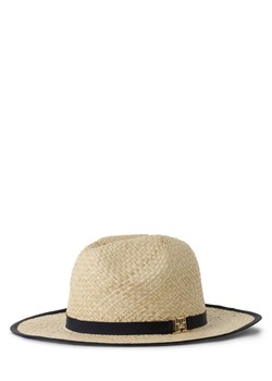Tommy Hilfiger Damski kapelusz słomkowy Kobiety beżowy jednolity ze sklepu vangraaf w kategorii Kapelusze damskie - zdjęcie 171046607