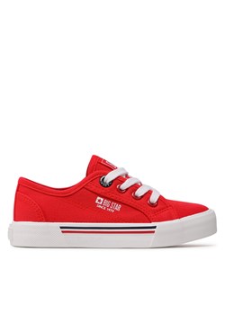 Tenisówki Big Star Shoes JJ374172 Red ze sklepu eobuwie.pl w kategorii Trampki dziecięce - zdjęcie 171146348