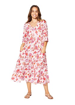 Aller Simplement Sukienka w kolorze biało-różowym ze sklepu Limango Polska w kategorii Sukienki - zdjęcie 171147056
