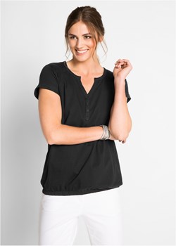 Shirt bawełniany, krótki rękaw ze sklepu bonprix w kategorii Bluzki damskie - zdjęcie 171147987