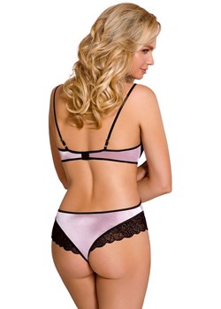 Betty body, Kolor różowo-czarny, Rozmiar S/M, Casmir ze sklepu Intymna w kategorii Body damskie - zdjęcie 171149386