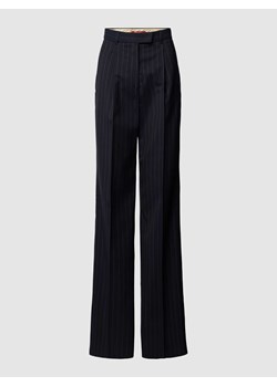 Spodnie do garnituru z cienkimi prążkami model ‘VANNA’ ze sklepu Peek&Cloppenburg  w kategorii Spodnie damskie - zdjęcie 171149475