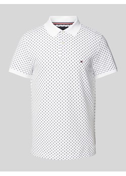 Koszulka polo o kroju slim fit z wyhaftowanymi logo model ‘FLAG CUFF’ ze sklepu Peek&Cloppenburg  w kategorii T-shirty męskie - zdjęcie 171149506