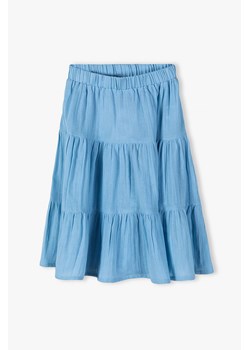 Dzianinowa spódnica dla dziewczynki - niebieska ze sklepu 5.10.15 w kategorii Spódnice dziewczęce - zdjęcie 171149678