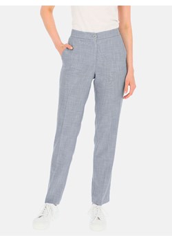Szare spodnie damskie w kant Potis & Verso Dorian ze sklepu Eye For Fashion w kategorii Spodnie damskie - zdjęcie 171150209