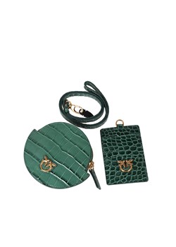 Pinko Torebka "Necklace Minibag 1" | 1P22R6 Y8AK | Kobieta | Zielony ze sklepu ubierzsie.com w kategorii Kopertówki - zdjęcie 171150309